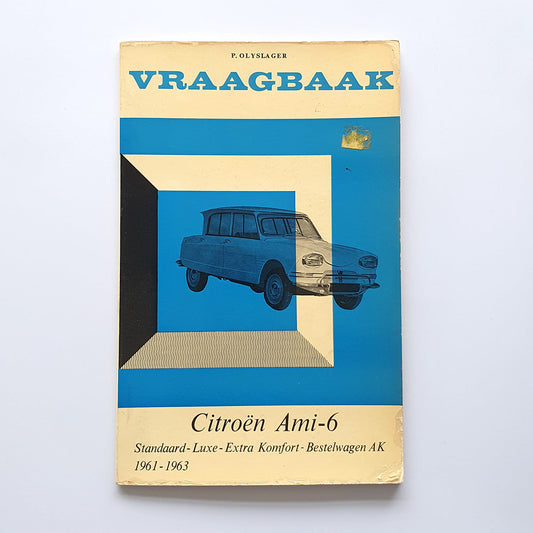 Citroën Ami-6, standaard-luxe-extra komfort-bestelwagen AK, 1961-1963
