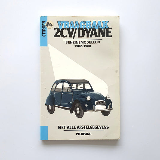 2CV / Dyane, benzinemodellen 1982 - 1988, met alle afstelgegevens