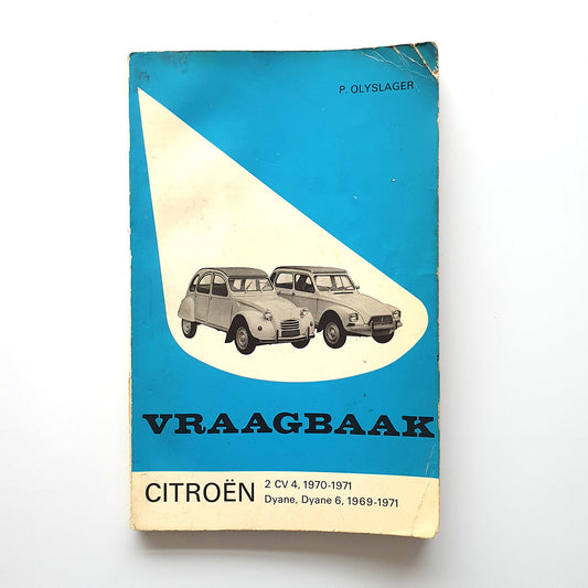 Citroën 2CV 4, 1970-1971, Dyane, Dyane 6, 1969-1971 Vraagbaak