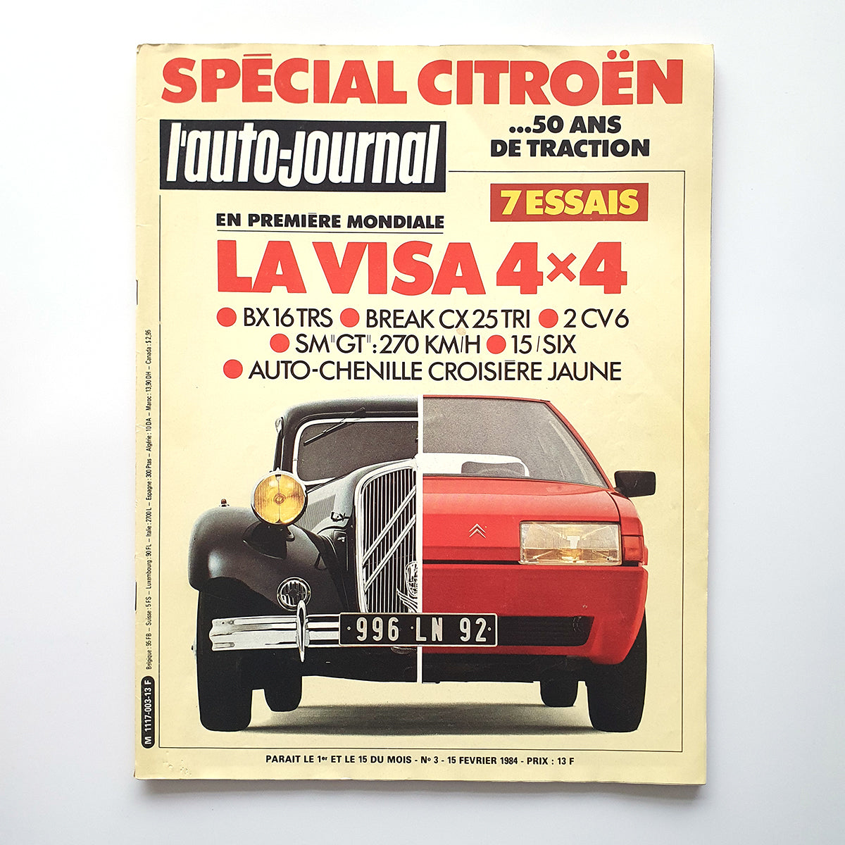 l'auto Journal Spécial Citroën