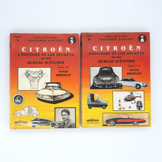 Citroën L'hisoire et les screts de son bureau d'etudes, tome 1 & 2